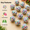 Christmas Acrylic Beads for Jewelry Making, DIY Beaded Christmas Tree