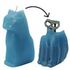 Hidden Skeleton Cat Candle (Blue)
