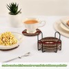 Coasters for Drinks with Holder Absorbent Set of 6 Decorative
