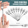 Roshtia 100 Pieces Dinner Forks Bulk 6.7 Inch Stainless Steel