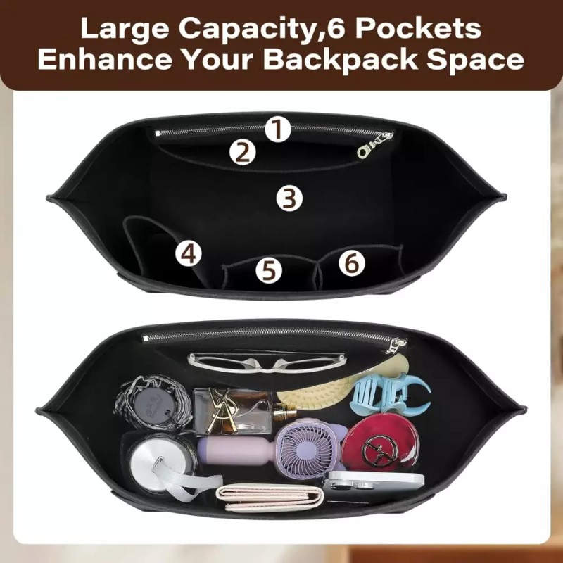 Longchamp Le Pliage 컵 홀더 라지/블랙 롱샹 르 플리지 L