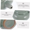 DOITOOL 1Pc Ceramic Calligraphy Water Dropper Tea Pot Shape Ink