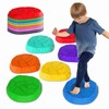 TECKMICO 10-Pack Stepping Stones for Kids,Non-Slip Balance Stones Obstacle Course