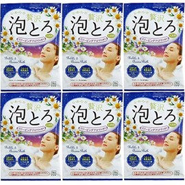 [Bulk Purchase] Milk Soap Kyoshin Yunogatari Luxury Bubble Bath, Sleeping Aroma Scent, 1.1 oz (30 g) x 6 Packs