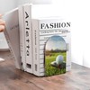DXTKWL Decorative Bookends 2 Pcs Golf Ball Wood Bookends for