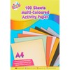ArtBox A4 Activity Paper - Assorted Colours (Pack of 100