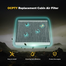 OCPTY Cabin Air Filter Applicable for 2016-2022 for Lexus | 2016-2021 for Mazda CX-9 | 2016-2022 for Toyota Replace CP157 (CF12157) 87139-0E040 87139-0R030 87139-48050 97139-0E040 72880-FL00A