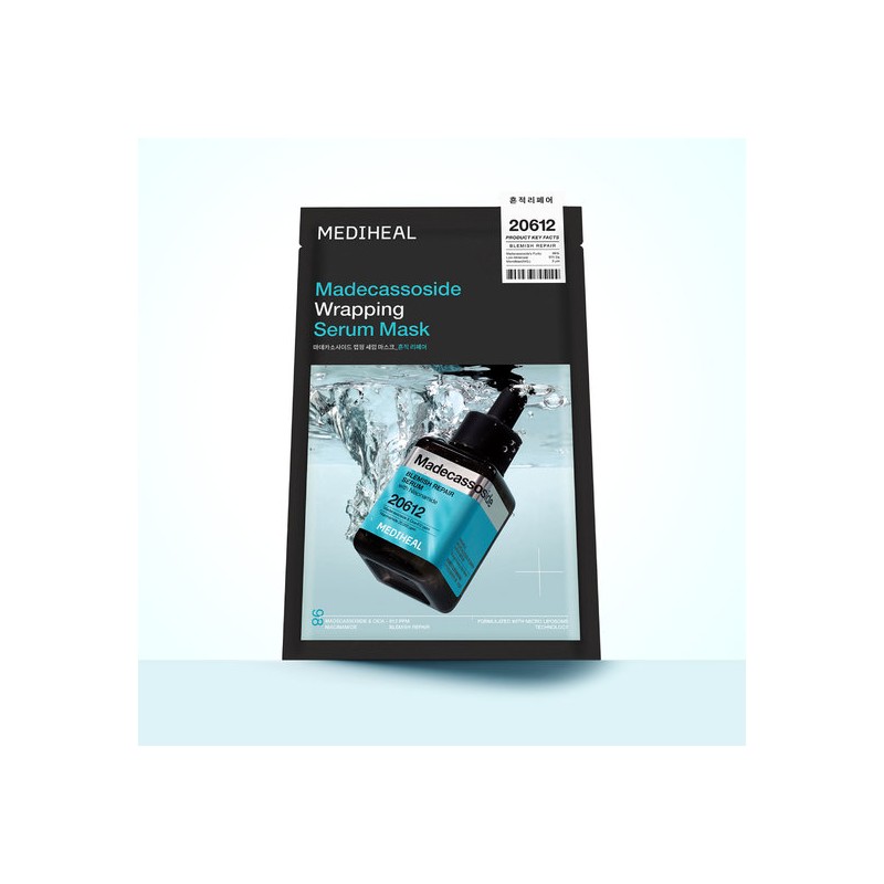Mediheal NEW Madecassoside Wrapping Serum Mask Scar Repair 10 Sheets