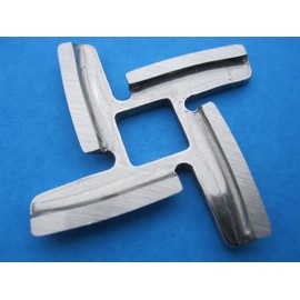 TWO PACK replacement blades for KSMFGA meat grinder by Kitchenaid meat grinder. **Fits KSMFGA only**