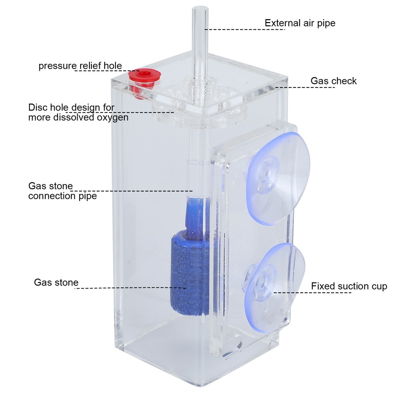 Acrylic Aquarium Fish Tank Carbon Dioxide Refiner Lightweight CO2 Diffuser