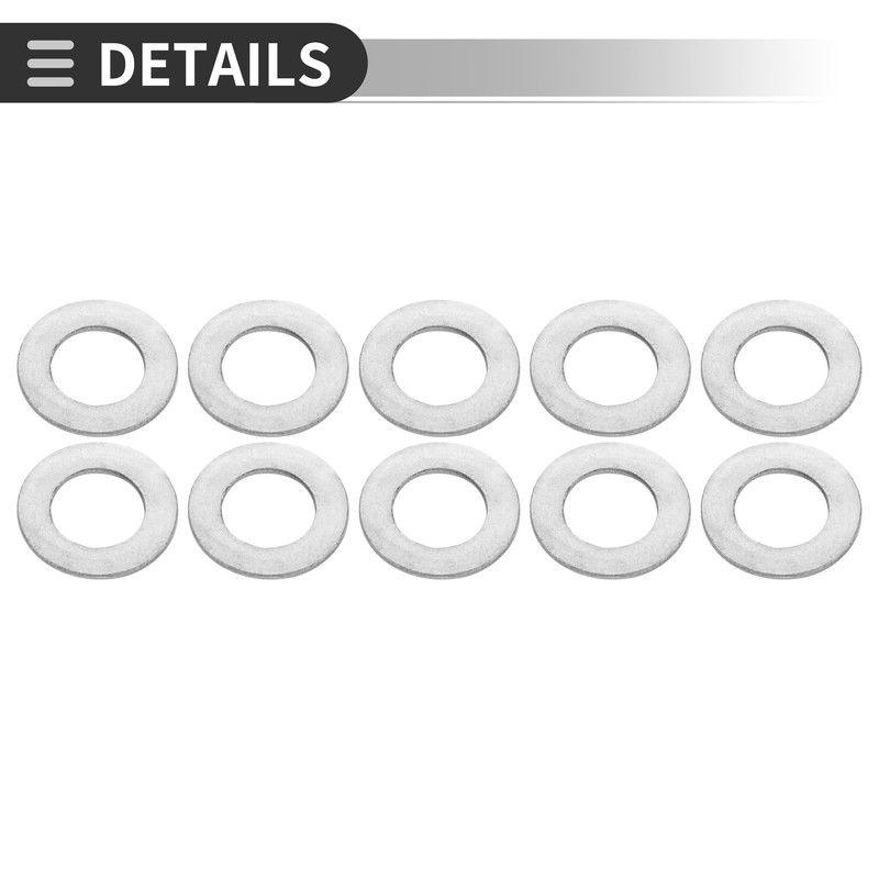 Motoforti Universal Flat Washer, 17mm ID 28mm OD 2mm Thickness,