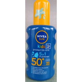 Nivea Sun Kids Protect & Care Spray SPF50+ 200ml 6.7oz Exp 02/2028