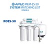 APEC Water Systems MEM-ES-50 50 GPD Membrane Replacement Filter For