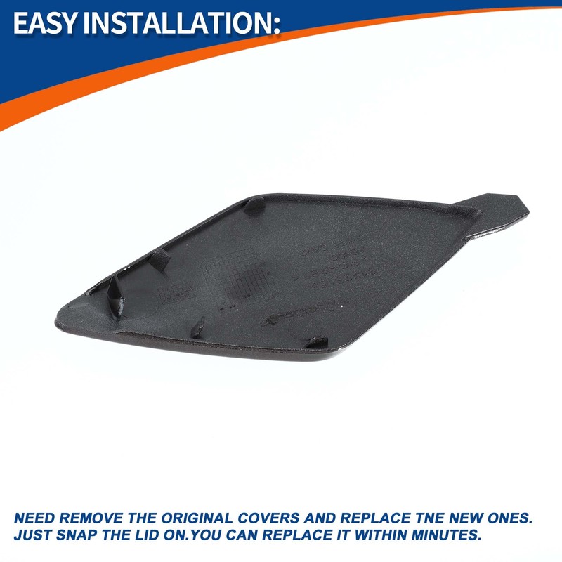QUARKZMAN Towing Hook Cover Front Right Bumper Hook Cover Towing