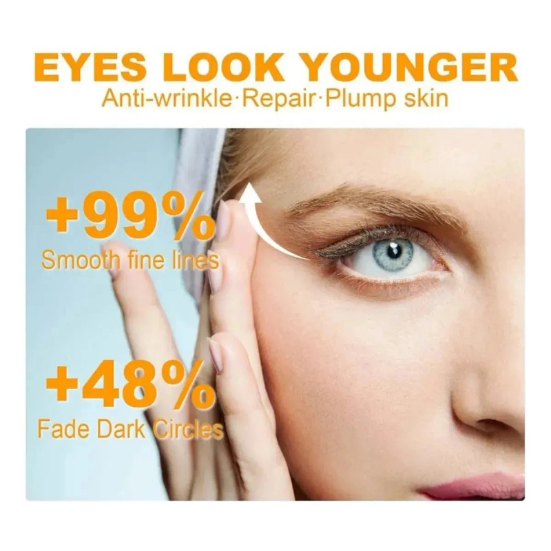 Crema Reafirmante Para Ojos Con Péptidos 5d, Para Ojeras E