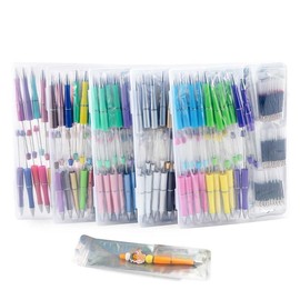 Colorful Ballpoint Pen Kit, 100pcs/set DIY Ballpoint Pen Art Craft Kit with Accessories, Cute Stationery Supplies for School & Office:_color 2_100pcs/set