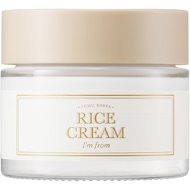 I'm From Crema de arroz de 1.6 onzas, 41% esencia de salvado de arroz con ceramida, aspecto brillante, mejora la barrera de humedad de la piel, nutre profundamente, calmante para igualar el tono de la piel, belleza K