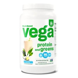 Vega Protein  Greens, Vanilla - Plant Based Protein Powder,                                                                                           