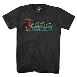 Chowdaheadz Bugaboo Creek Neon Sign T-Shirt - Unisex Vintage Tee Soft Cotton Blend