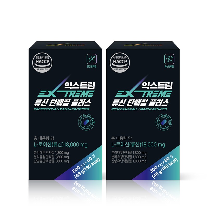 Extreme Leucine Protein Plus 60 tablets, 1 pack / 익스트림