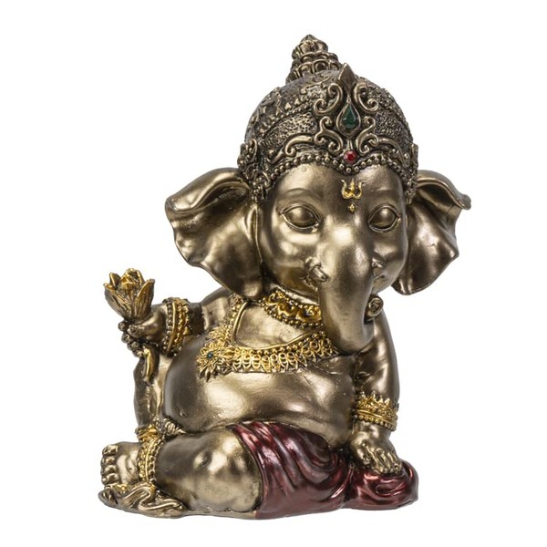 Pacific Giftware Small Ganesha Figurine, Multicolor
