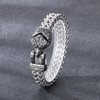 Klapgo Gothic Stainless Steel Retro Eagle Bracelet for Men and