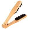 Professional Straightener Salon Hairdressing Comb Double Wooden Brush Anti Static