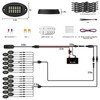20 Pods Alloy Pure White LED Rock Light for Trucks