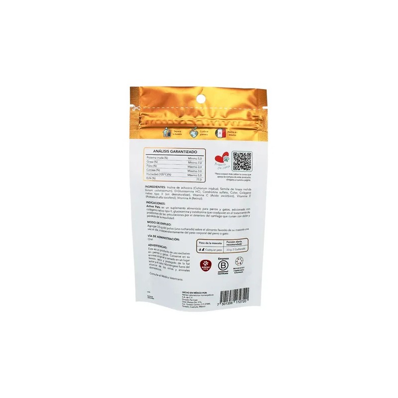 Suplemento Alimenticio Para Perros/gatos Con Colágeno 70g
