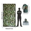 Emergency Bivvy Bivvy Camouflage Emergency Sleeping Bag Thermal Survival Camping