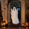Large Ghost Halloween Window Clings & Mirror Decals, 4 Sheets