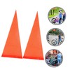 Abaodam 2Pcs Bike Safety Flags High Visibility Cycling Flags for
