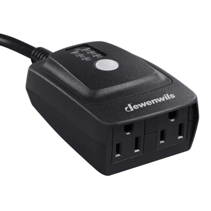 DEWENWILS Remote Control Outlet Timer Outdoor Waterproof Light Sensor Timer