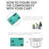 ALIENSX Upgraded Car Cup Holder Expander Adapter with Adjustable Base,