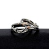 Uloveido Female Real Love Wedding Bands Sets Marching Heart Rings