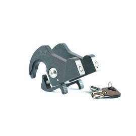 AIR-WING-MOTORS Rotary Docking Latches with Locks for Harley Davidson Sissy Bar Uprights and Luggage Racks – Fits Touring, Softail, Sportster, Dyna Detachable Systems (Matte Black)