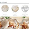 Starfish Beach Coastal Sage Green Palm Tree Sea Bathroom Shower