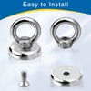 VNDUEEY Magnetic Hooks Heavy Duty 6 Pack, 60 LBS Rare