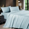 Shilucheng 4 Piece Queen Sheet Sets, Cooling Sheets, Blend Rayon