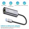 LETLEX Adaptador USB a Ethernet - Adaptador Gigabit Ethernet con