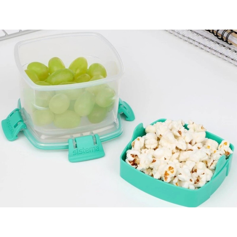 Sistema To Go Collection Snack Container 13.5oz New