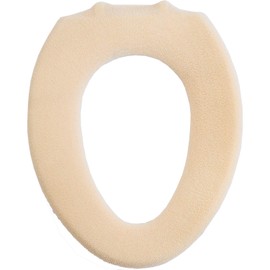 OKA Toilet Seat Cover, Beige, O Type, VP Luminus, Vivre, Premiere (Luxury Chic)