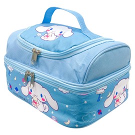 Kanfyyl Cinnamorooll Lunch Box, Cinnamorooll Insulated Lunch Bag, Bag Large Capacity Waterproof Insulated Portable for Children for Picnic Office School Outdoor Travel