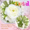 Latious Wedding Corsage Wristlet Red Rose Wrist Corsage for Women
