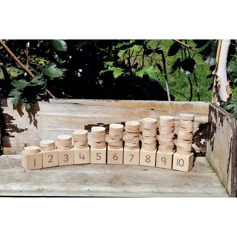 Yellow Door 1-10 Number Stacker - Count and Learn Through