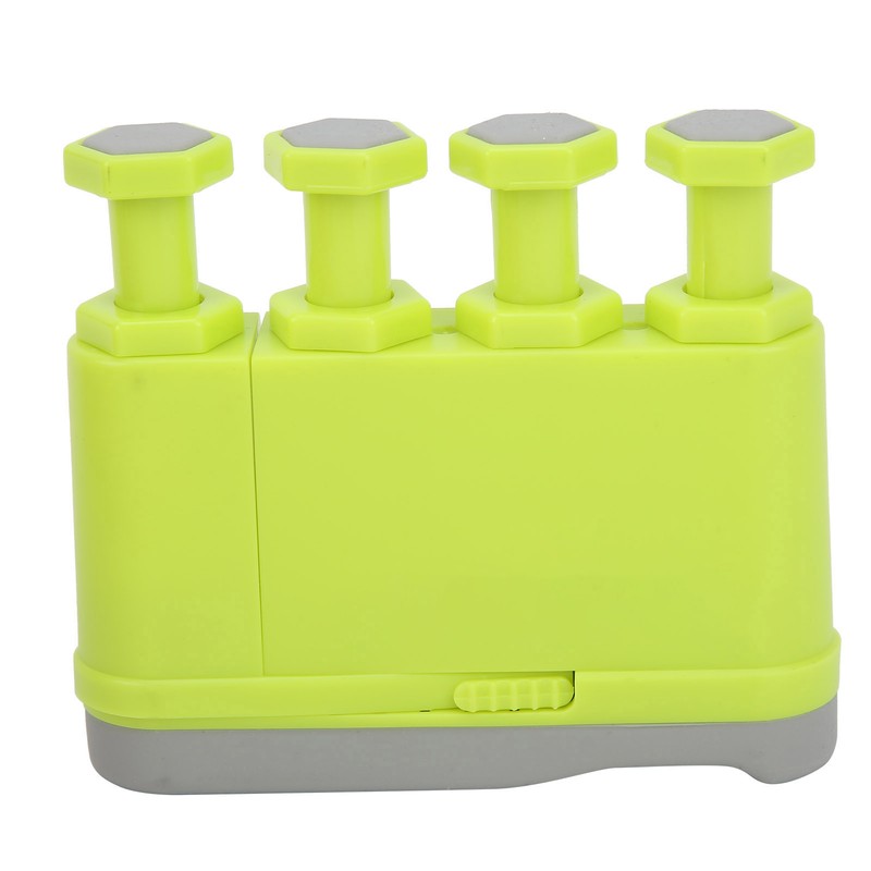 Finger Strengthener Exerciser Adjustable Tension Plastic Trainer for Musician GuitaristGreen