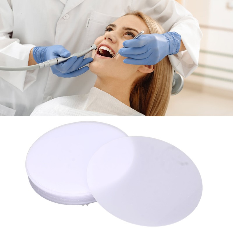 20pcs Dental Vacuum Forming Sheet Safe Round Shape Dental Diaphragm