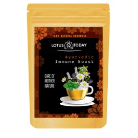 Immune System support Tea, Herbal tea with 18 Herbs and spices, Ayurvedic Recipe, 21 Tea Bags