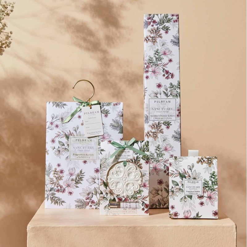 Pilbeam Sanctuary Fresh Floral Hanging Sachets