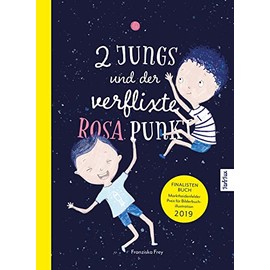 Zwei Jungs und der verflixte rosa Punkt: Ein bezauberndes Kinderbuch, in dem die Welt der Jungen auf die Welt der Mädchen trifft.